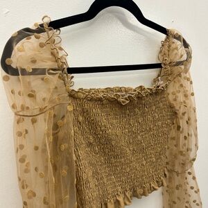 Puffy Shoulder Princess Top